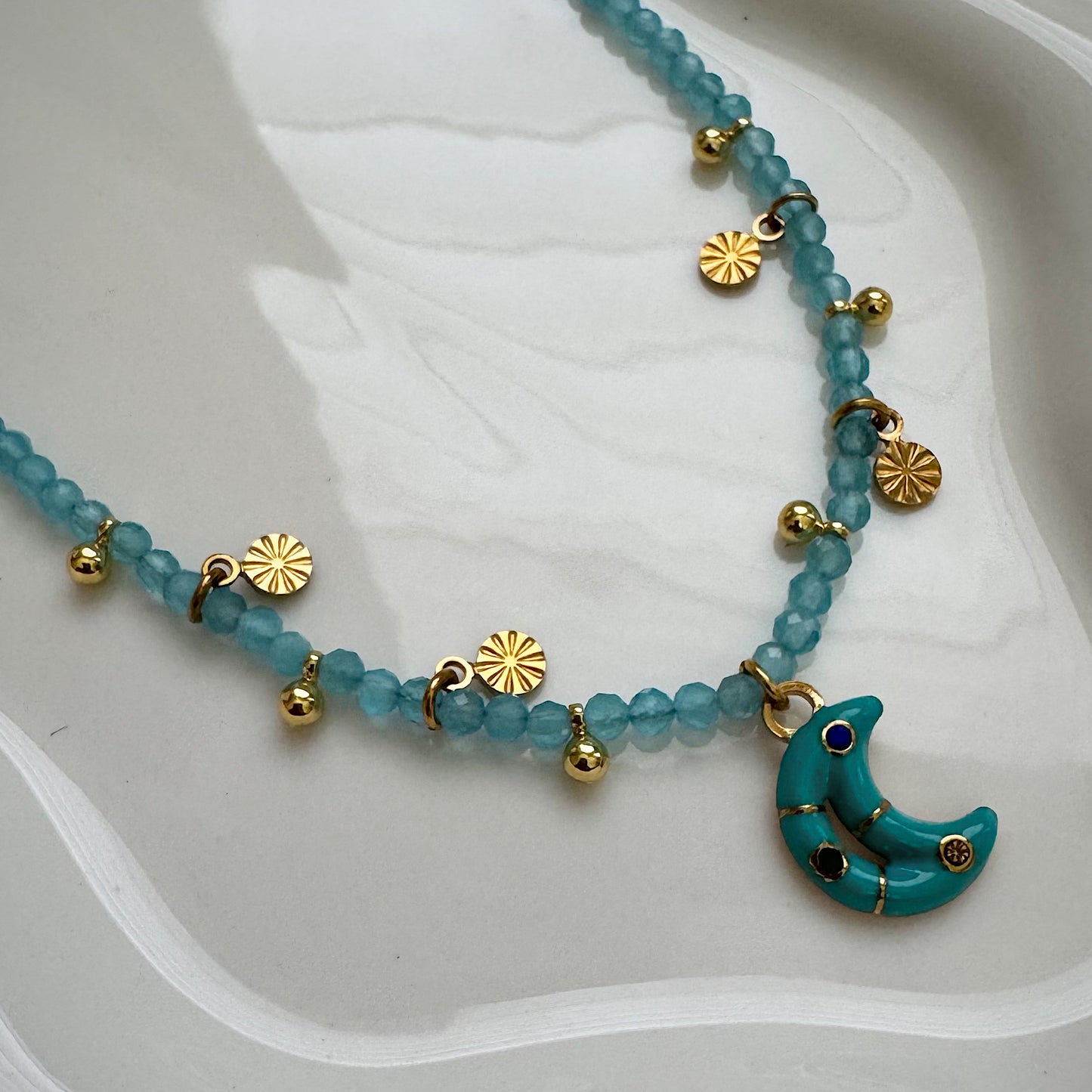 blue moon necklace