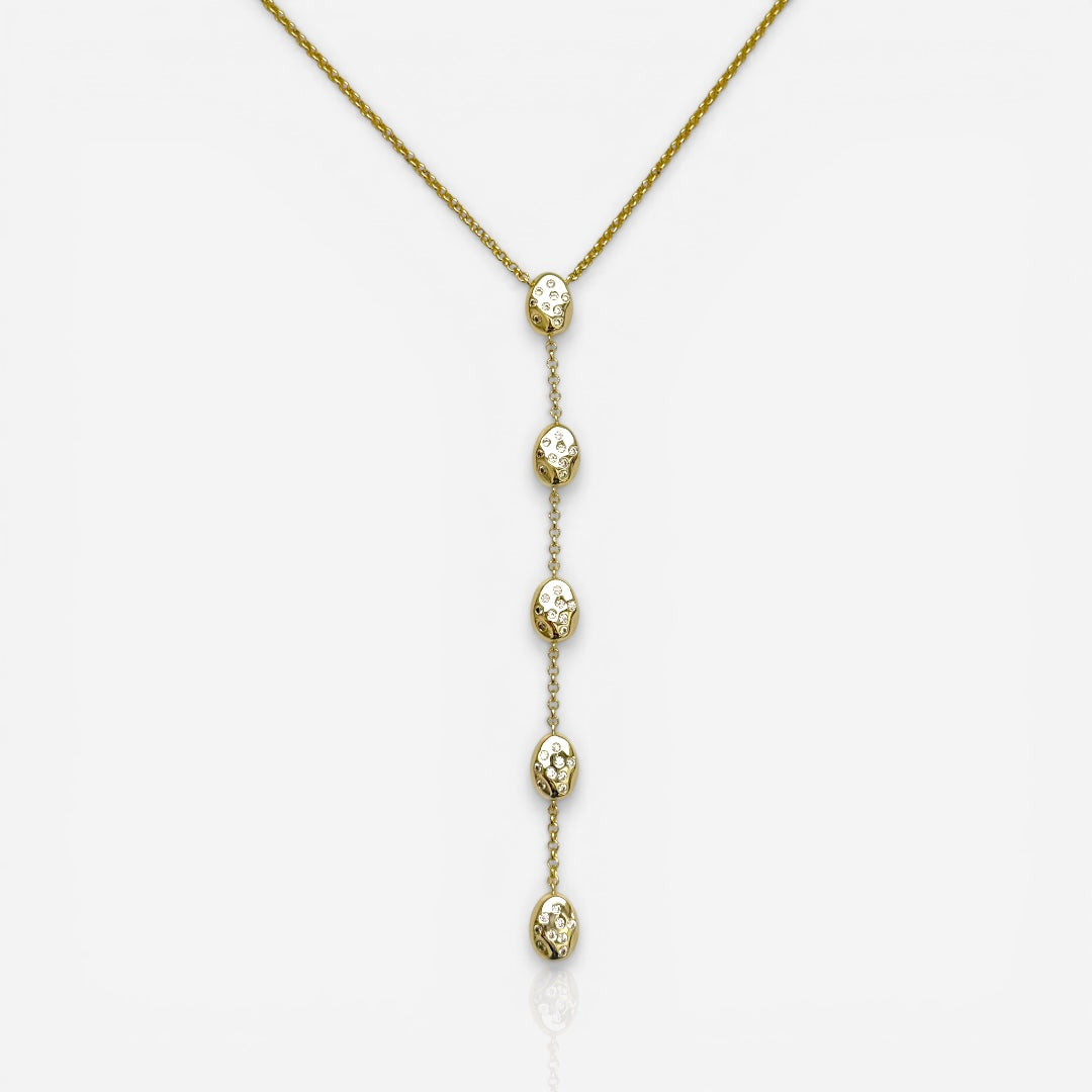 pave drop lariat