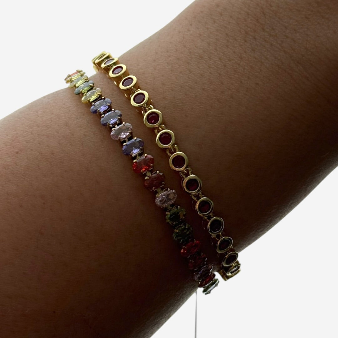 rainbow adjustable bracelet