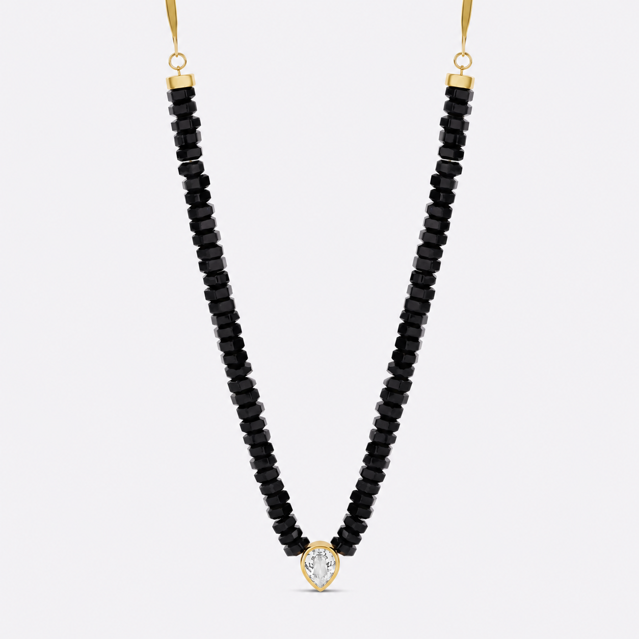 onyx stone necklace