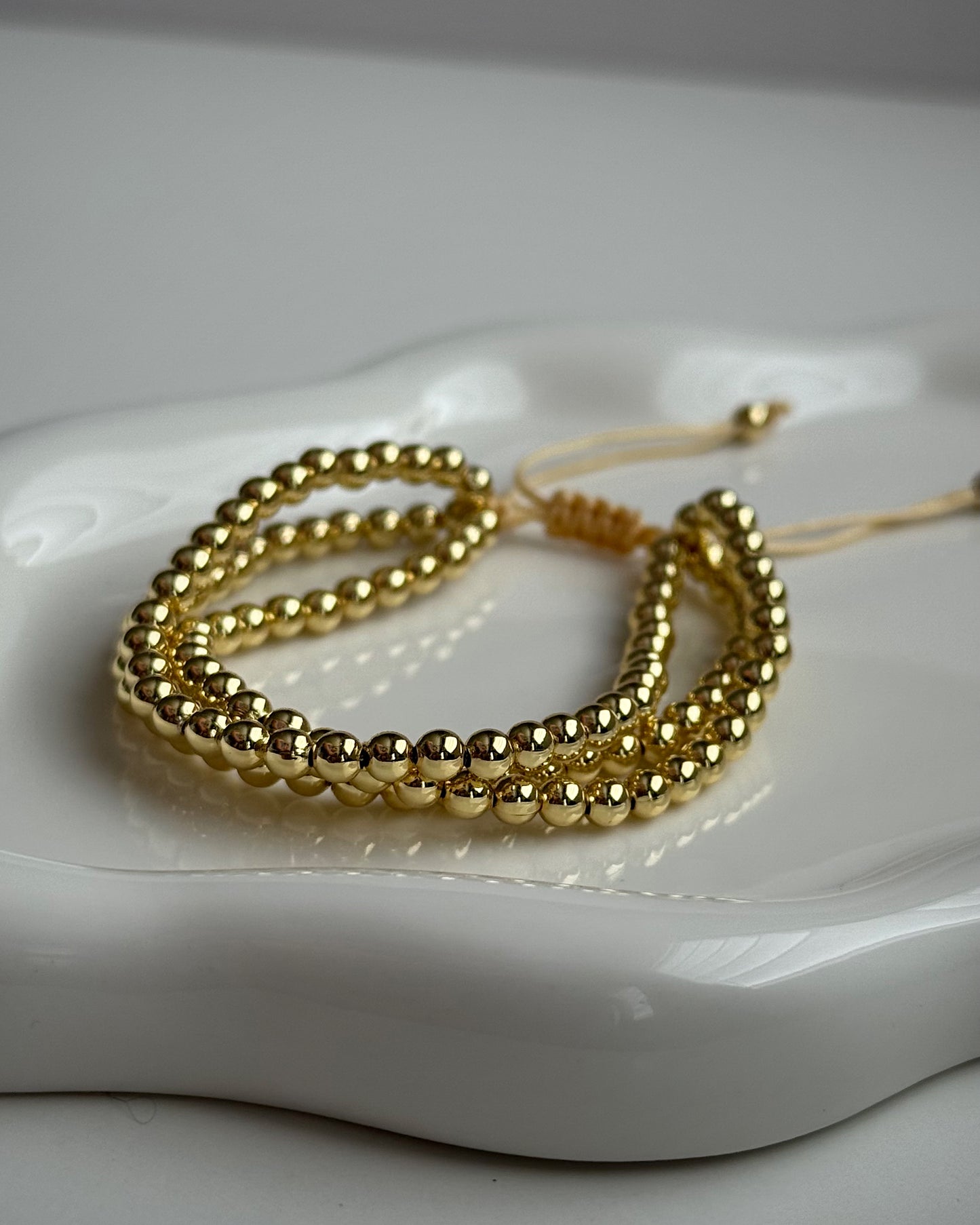 triple breaded bracelet