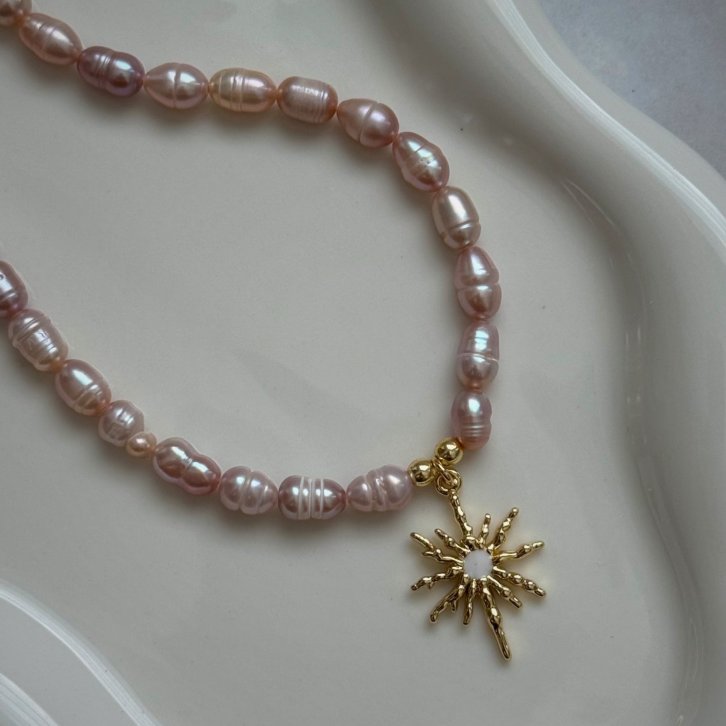pink pearls & sparkle