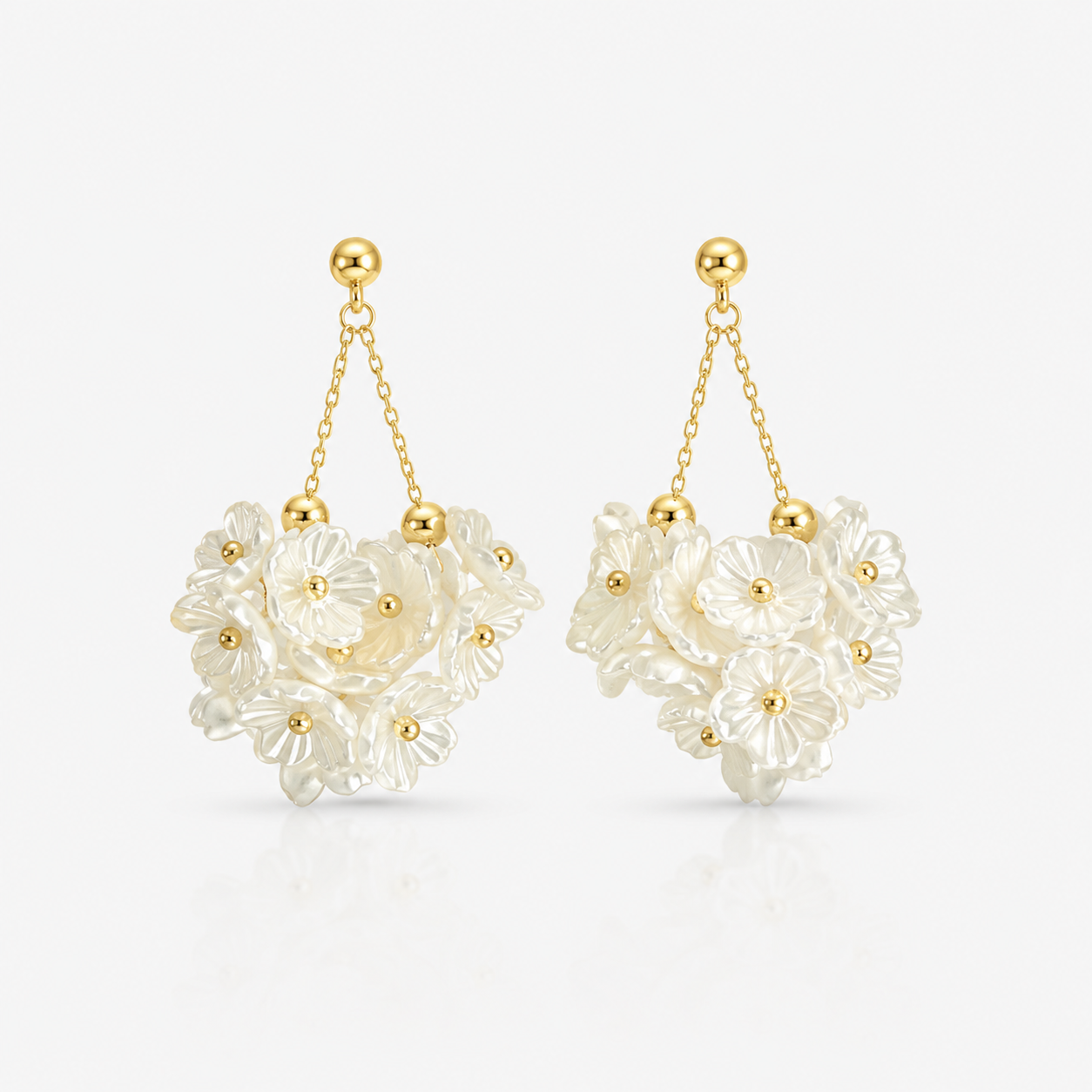 flower bouquet earrings