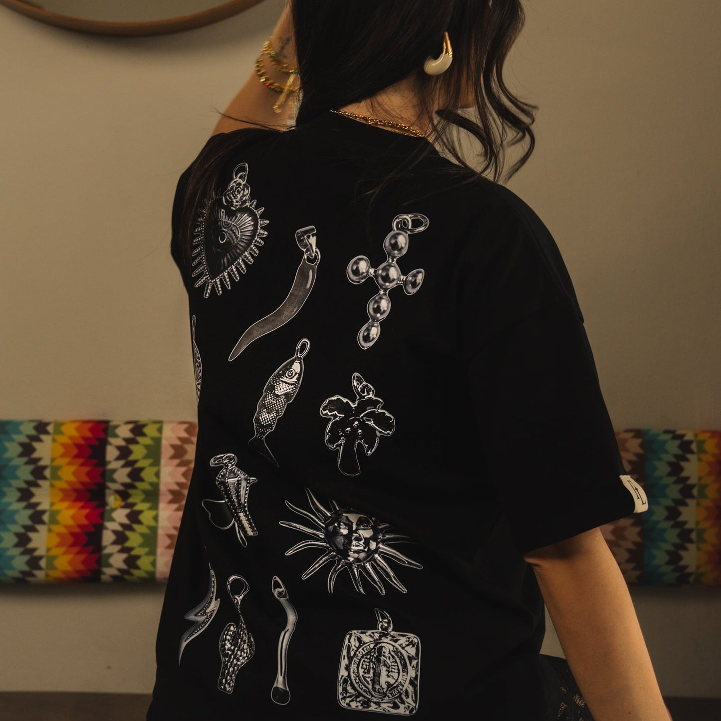 Los Charms Oversized Tee