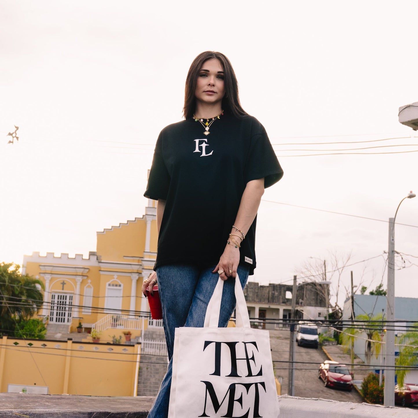Los Charms Oversized Tee