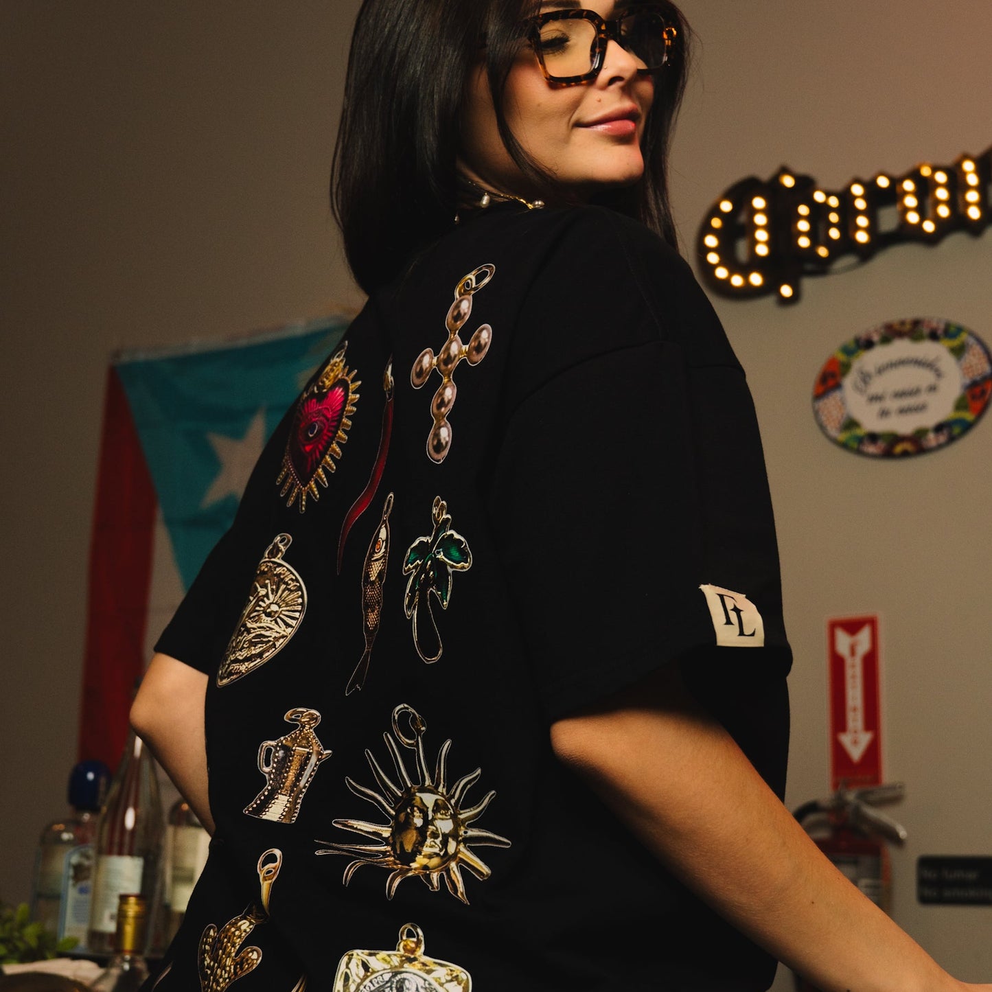Los Charms Oversized Tee