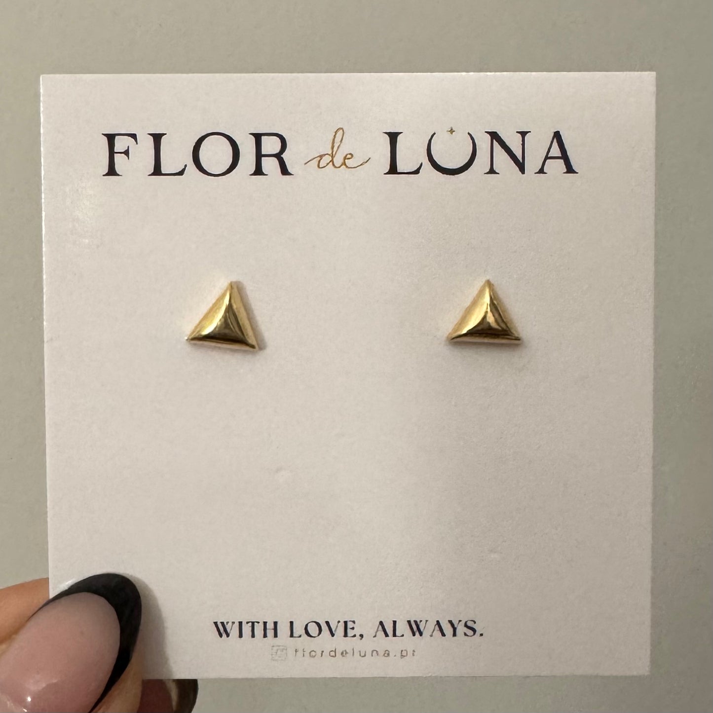 triangle studs