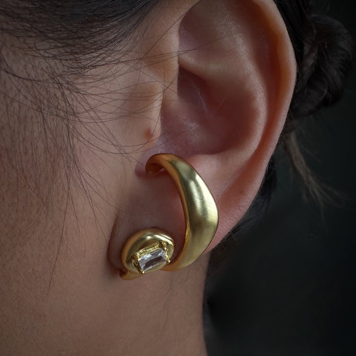 earcuff stud earrings