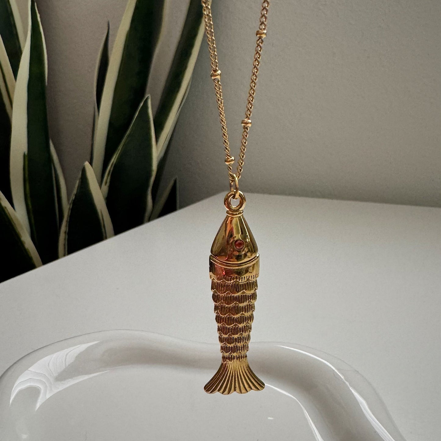 fish necklace