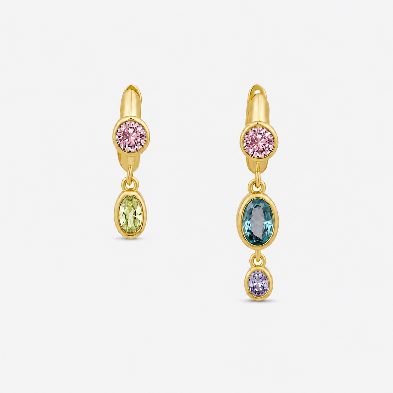 pastel hoops