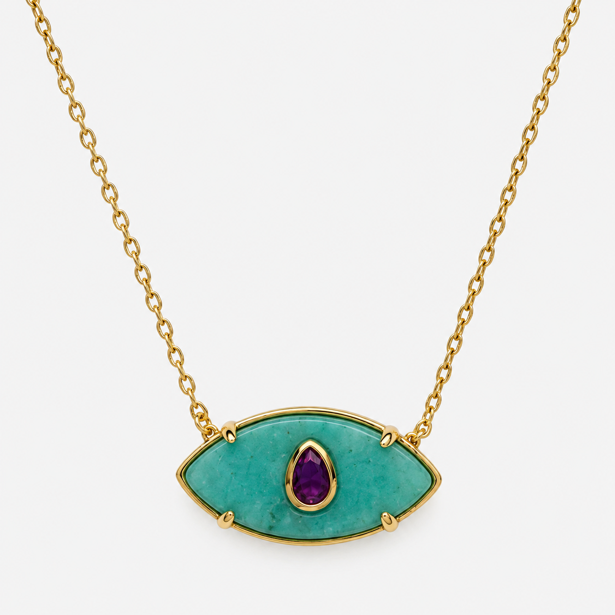 turquoise quartz eye