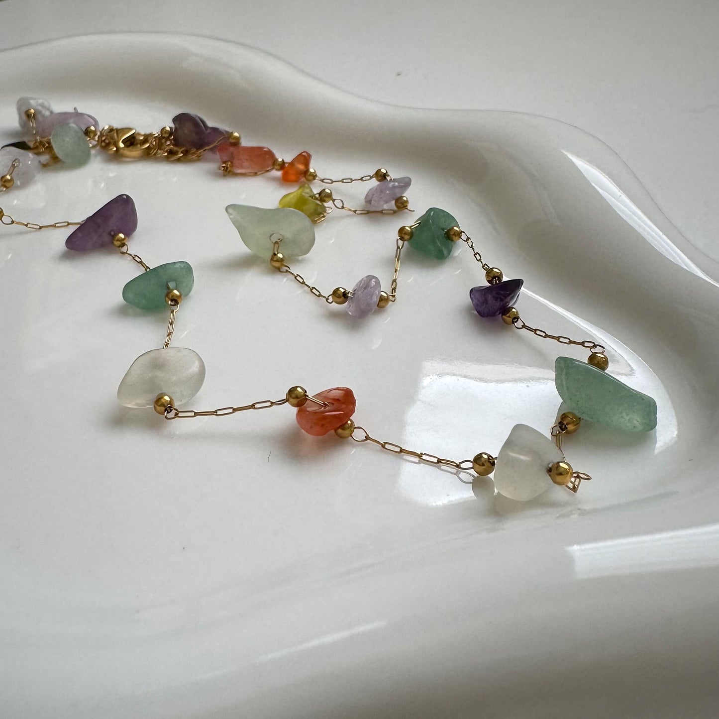 natural stone necklace
