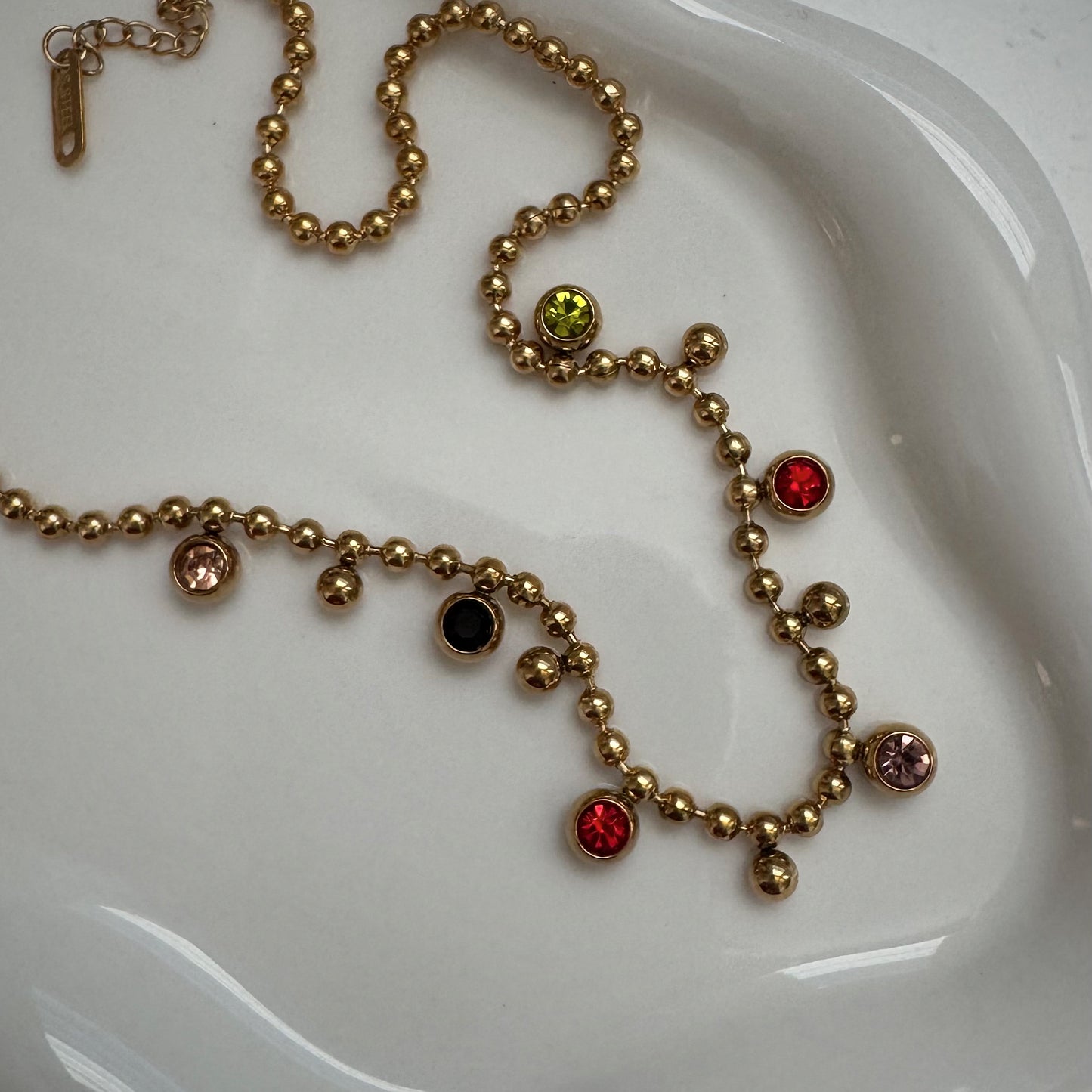 colorful beads necklace