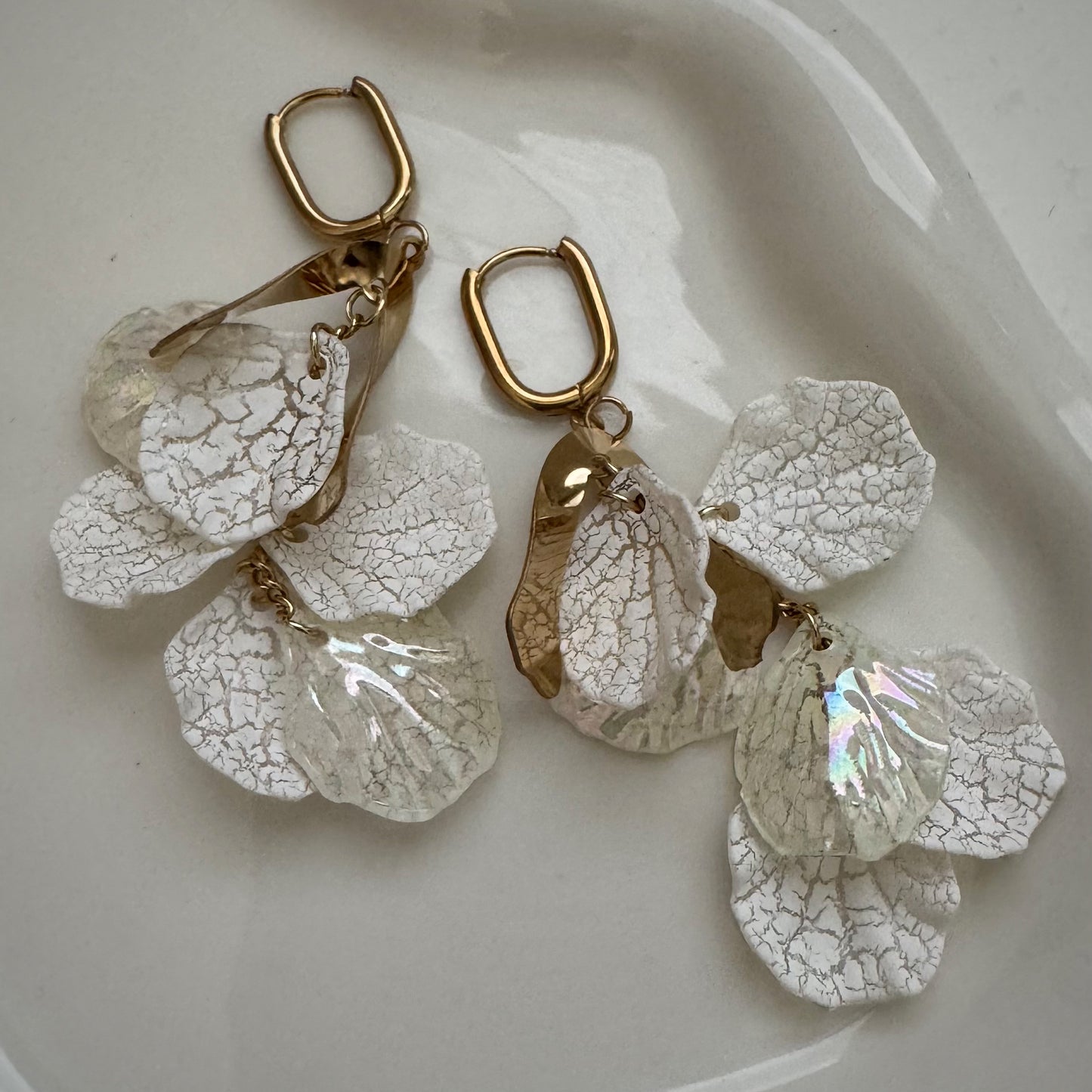 white petal dangles
