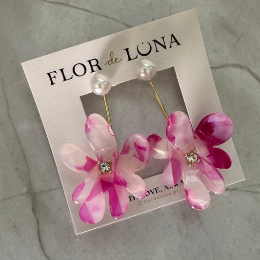 orchid earring