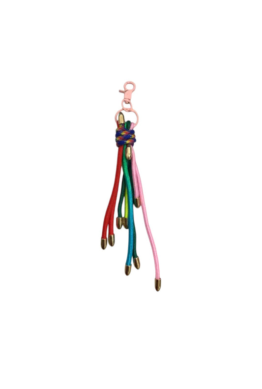 corded bag charm