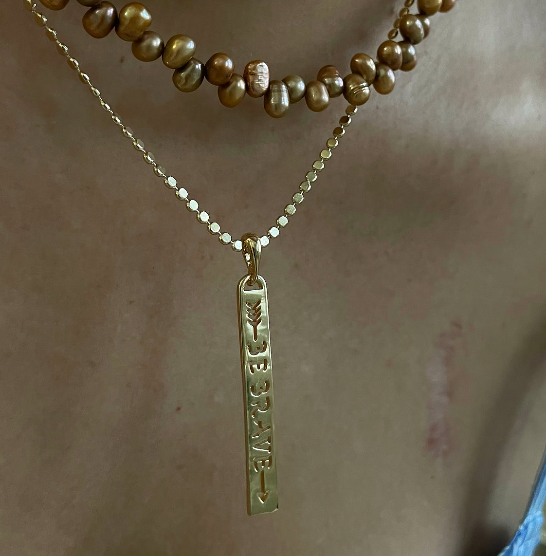 be brave necklace