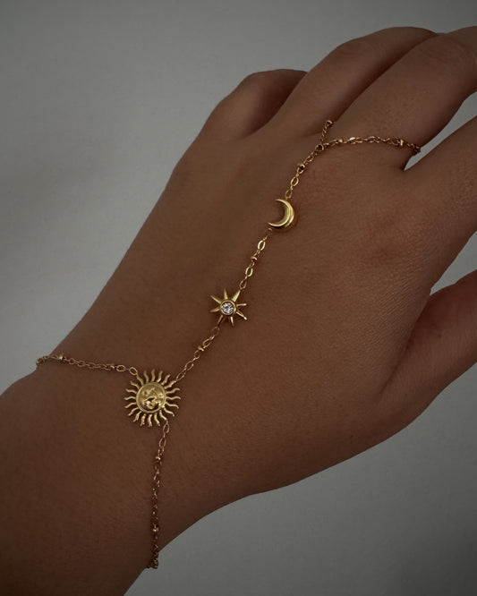 sol y luna handchain