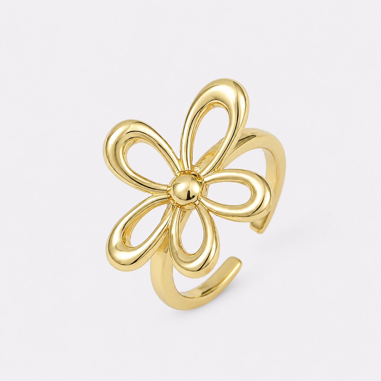 flower sketch ring