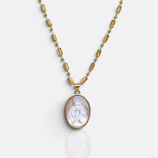 virgencita crystals chain