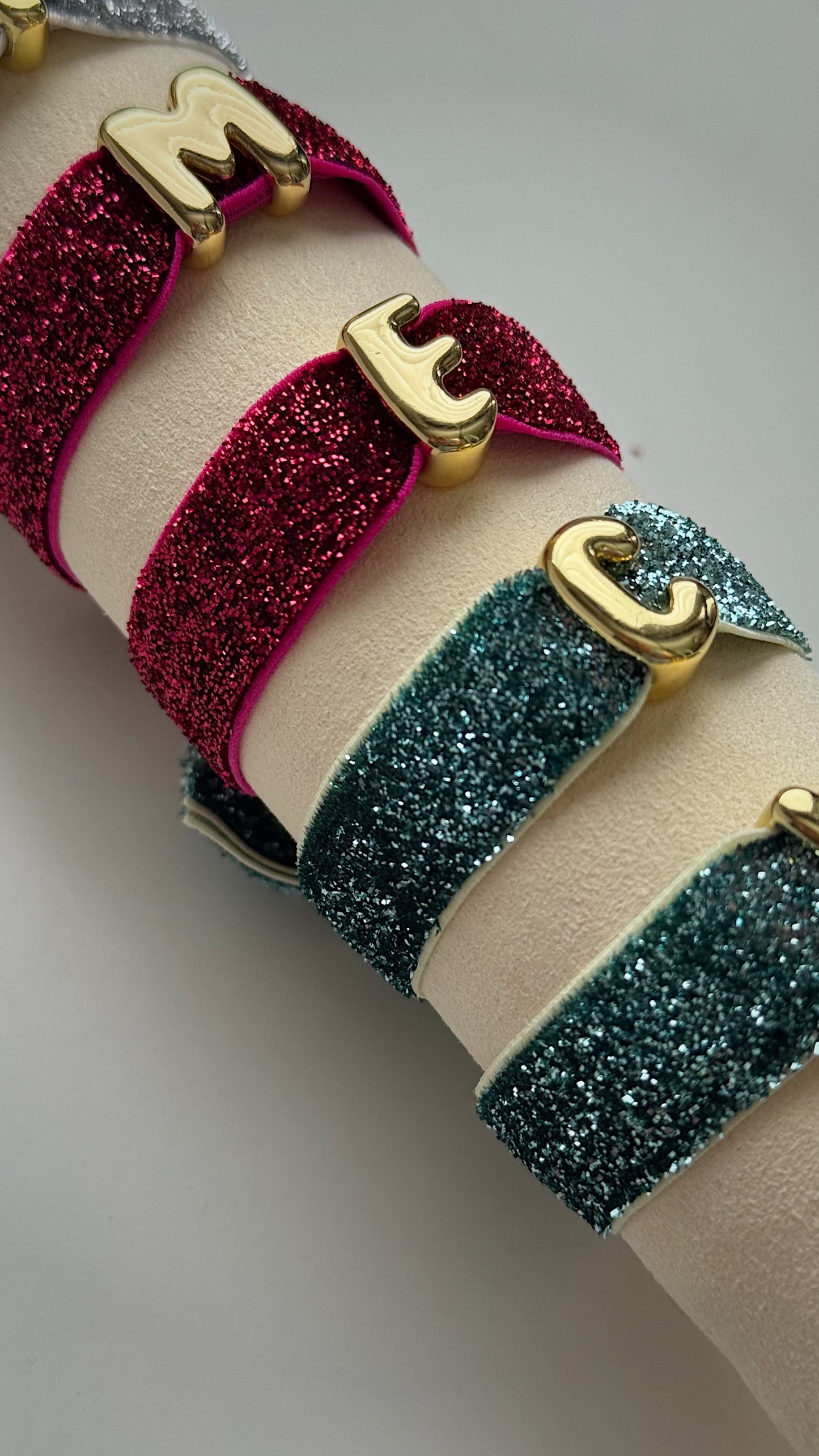glitter stretchy bracelet