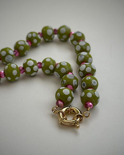 matcha vibes necklace
