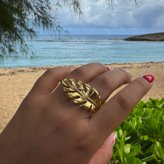 palm leaf ring