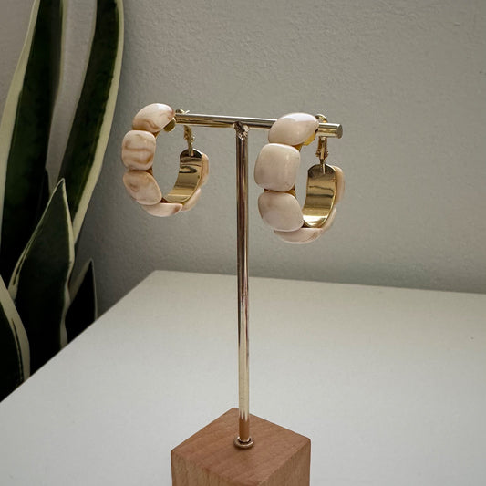 marbled hoops