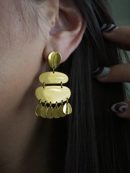 triple statement earrings