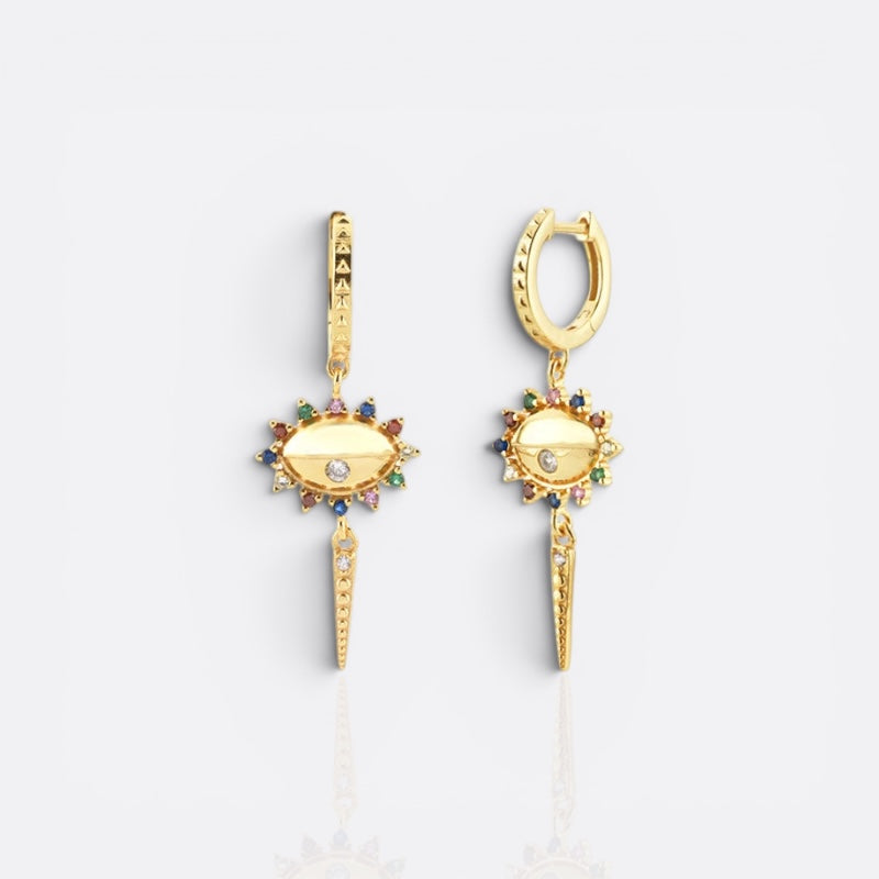 colorful eye hoops