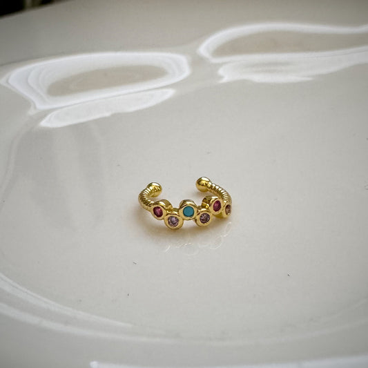 colorful dainty earcuff