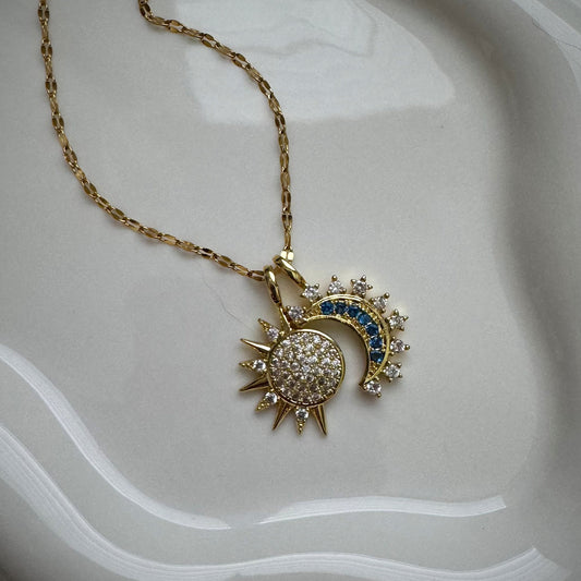 moon & sun chain