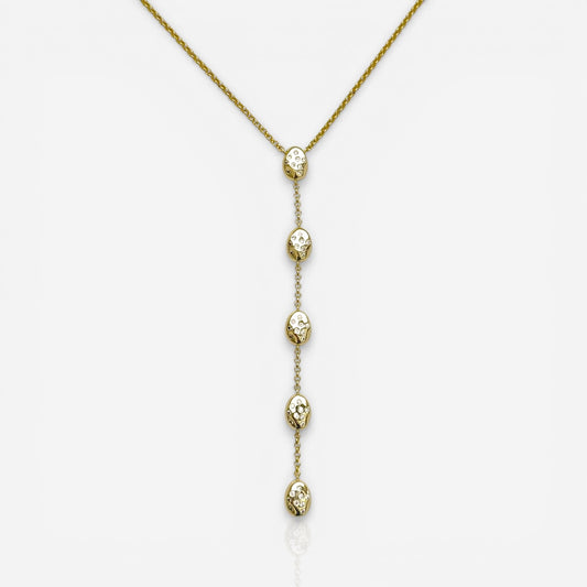 pave drop lariat
