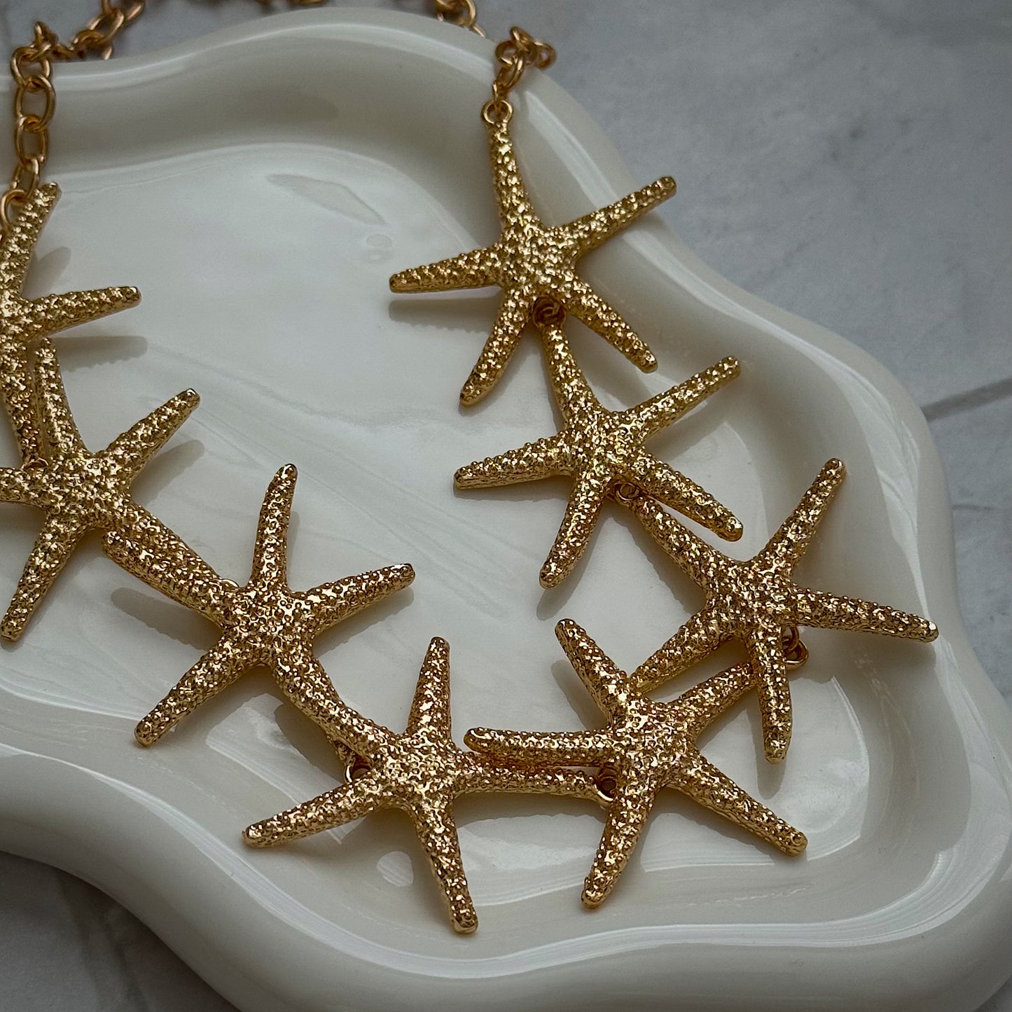 starfish statement necklace