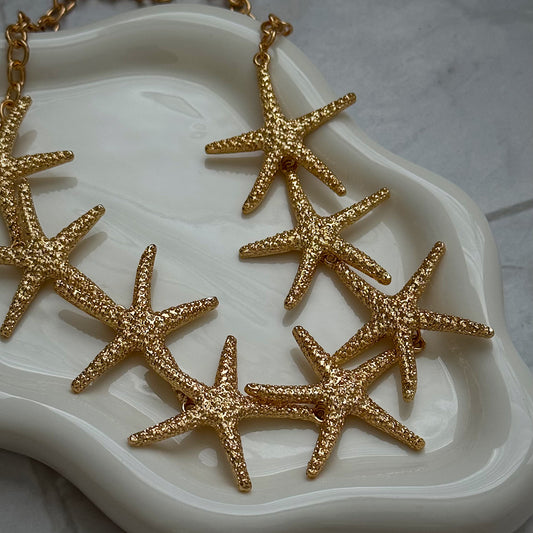 starfish statement necklace
