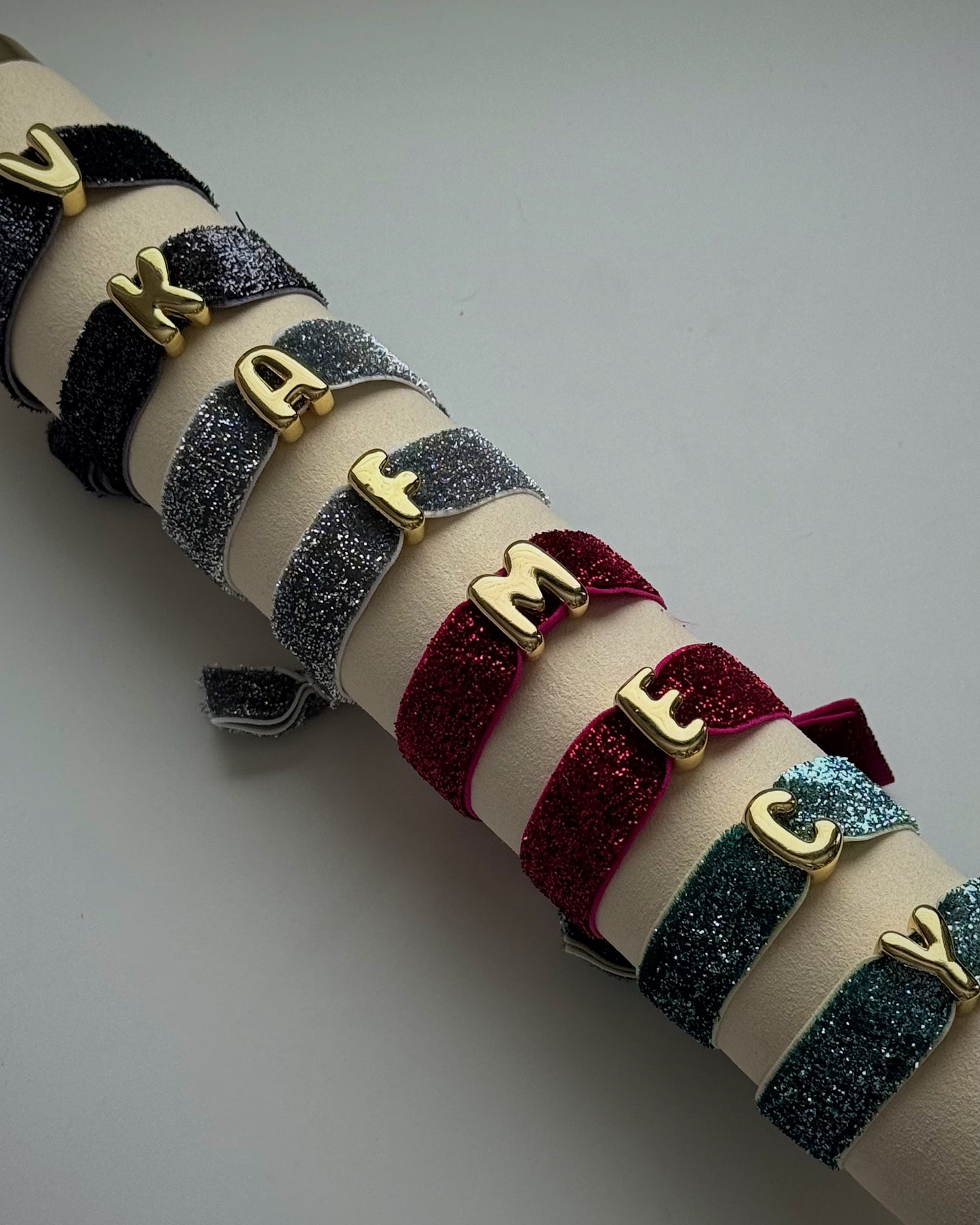 glitter stretchy bracelet