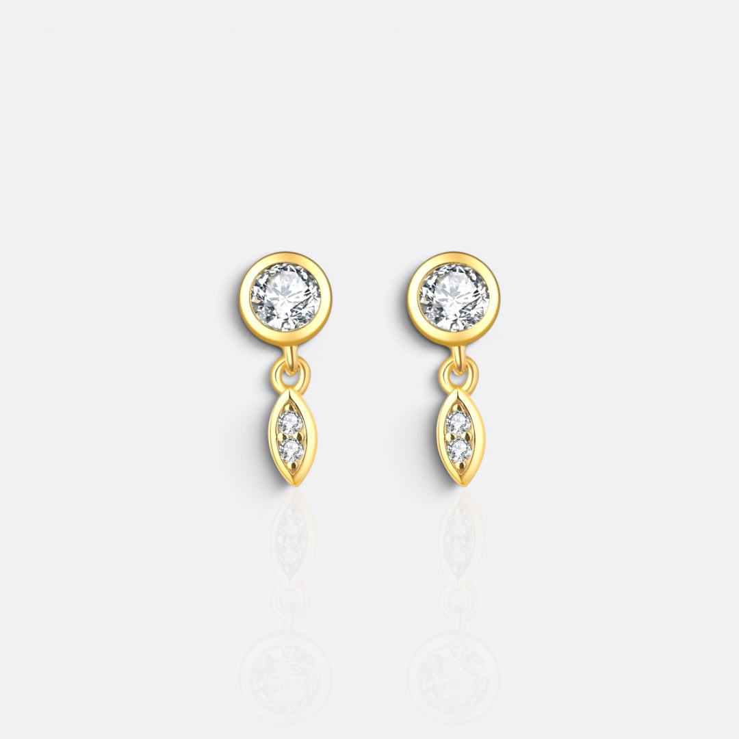 double dangle stud