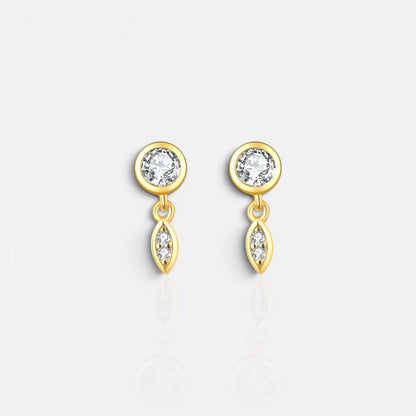 double dangle stud