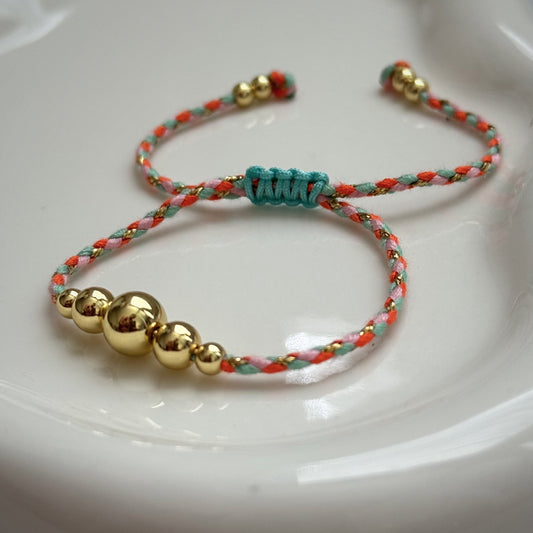 corded bubbles bracelet
