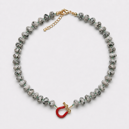 funky dalmatian necklace