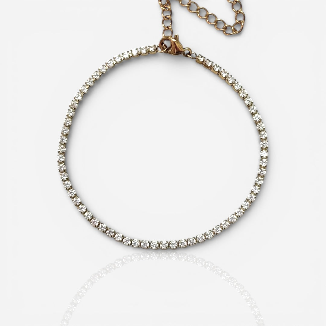 dainty tennis bracelet