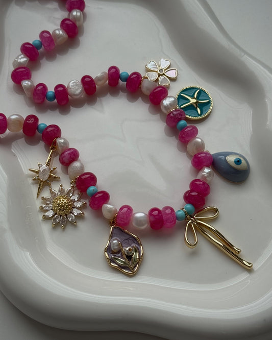 girly charms necklace