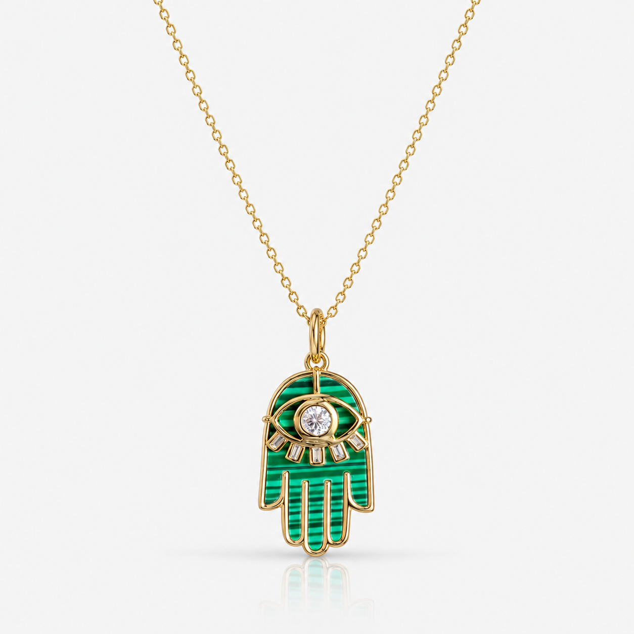 green fatima necklace