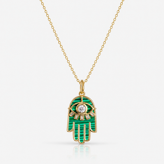 green fatima necklace