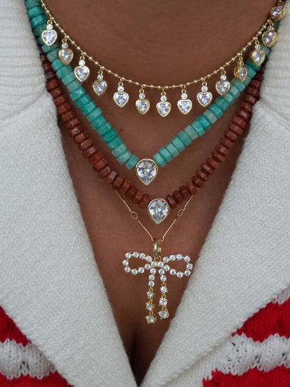 bow necklace