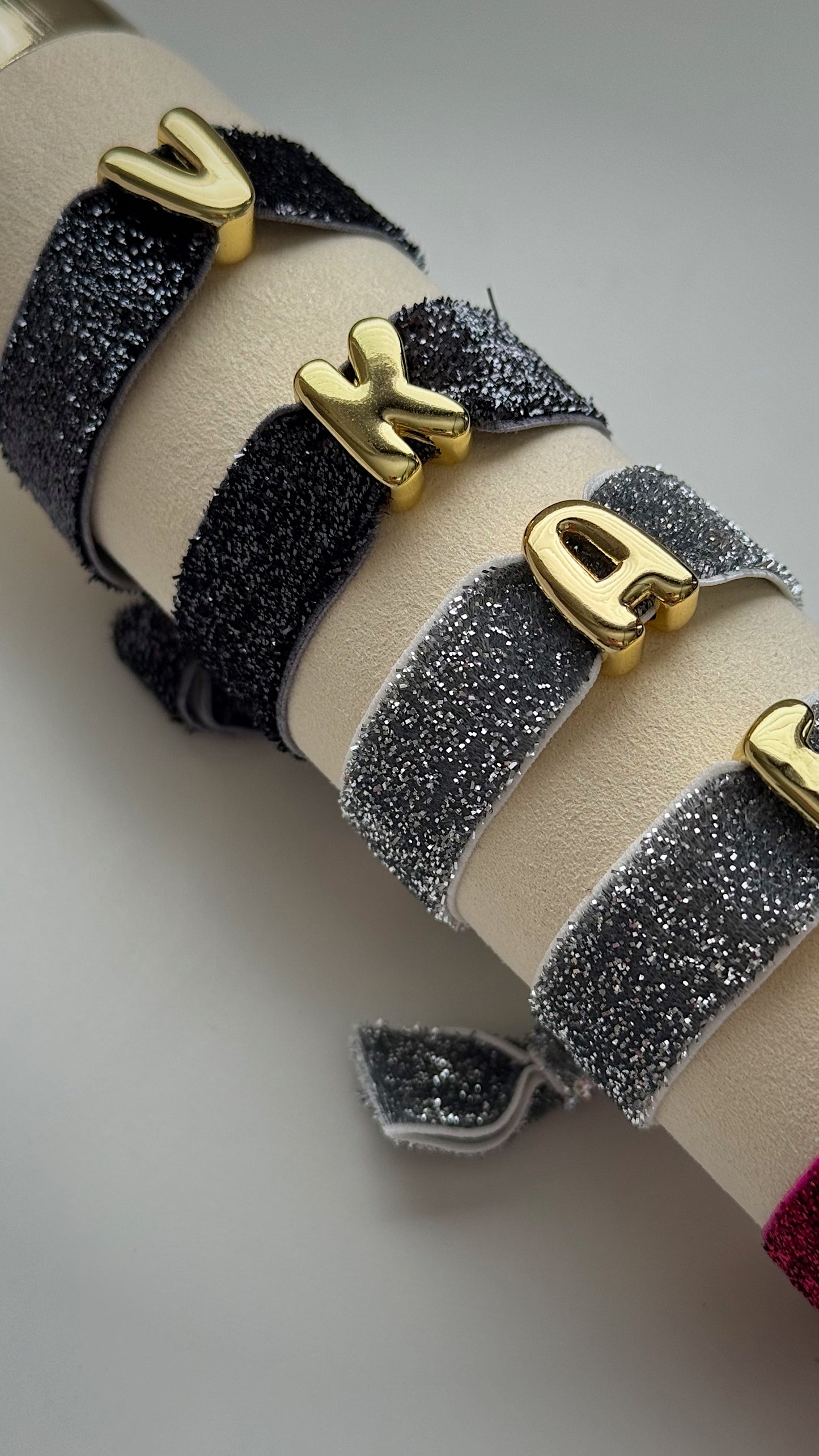 glitter stretchy bracelet