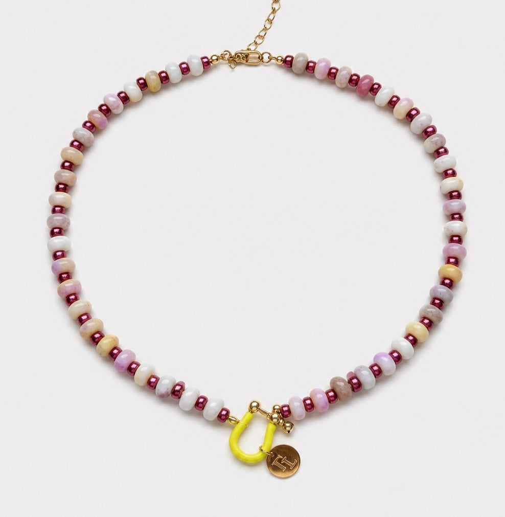 funky jade necklace