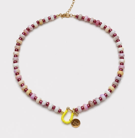 funky jade necklace