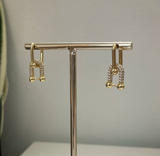 link earrings