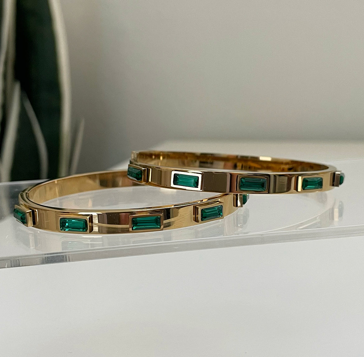 emerald cuff